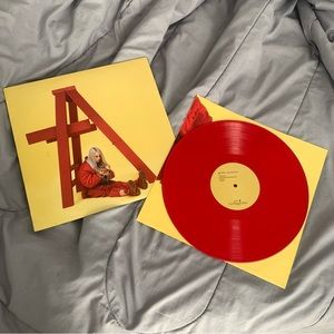 billie eilish “don’t smile at me” red vinyl